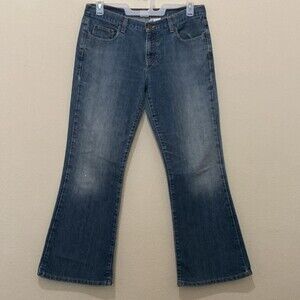 Calvin Klein Jeans CK Flare Sandblast Y2k 90s Womens 13 Denim Y2k Vintage